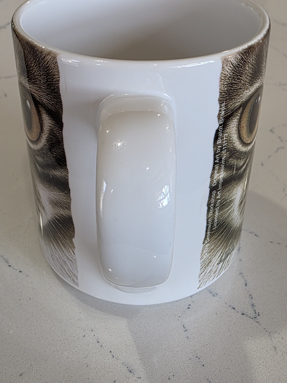 Vtg Braldt Bralds Cinnamon Tabby Maine Coon Cat Mug - Brown & White Coffee Mug - Picture 9 of 12